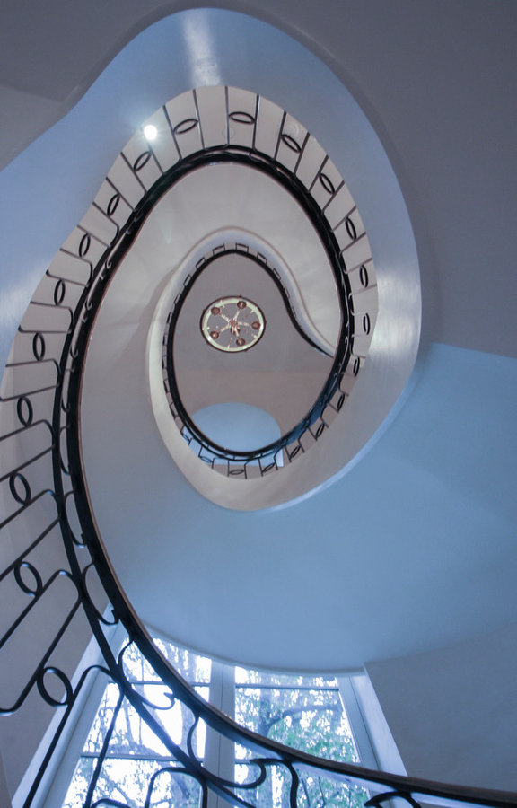Sculptural/Elliptical Staircase Near Foreign Embassies in Wash. DC, 20008