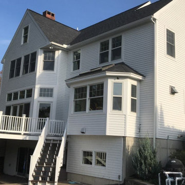 Extended Patio with Trex Deck in Pebble Gray