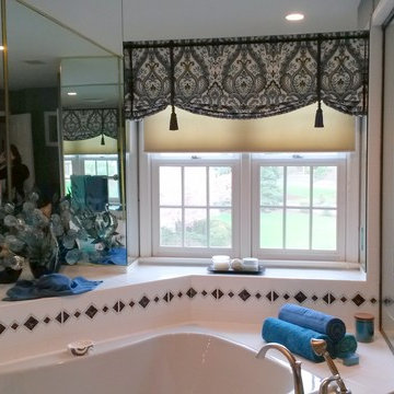 Peacock inspired bath