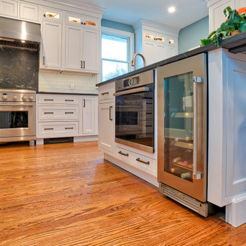 Brighton Cascade and Wabash Beaded Inset Kitchen in Hingham and and Cherry