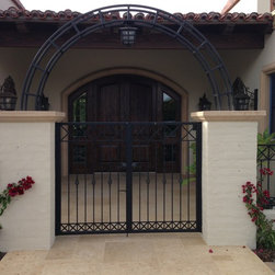 Courtyard & Pedestrain Gates - Home Fencing And Gates