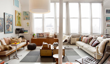My Houzz: Abundant Artworks Add Vibrancy to a New York Loft