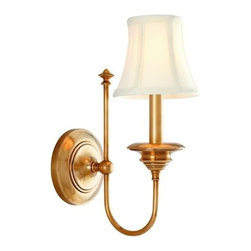 Hudson Valley Lighting - Yorktown 1 Light Wall Sconce in Aged Brass - Wall Sconces