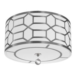 Dainolite - Pembroke 4 Light Ceiling Light Fixture by Dainolite | PEM-184FH-PC-SV - Lighting