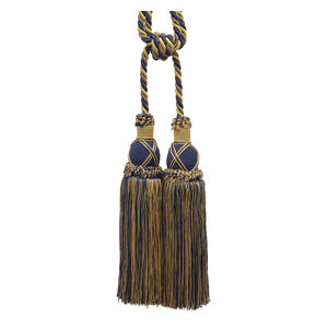 Gold Antique Gold 11/" Tassel Tieback Rustic Gold Invidual