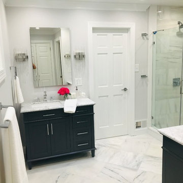 Transitional Master Bath Design