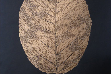 gold leaf print