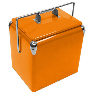 Retro Vintage 13L Cooler, Orange