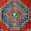 Area Rug, Hand-Knotted Tribal And Geometric Kazak 100% Wool Rug
