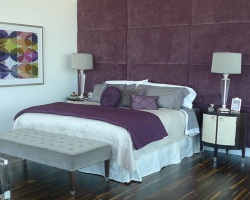 bedroom grey purple email decor