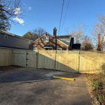 Square Lattice Top Fence