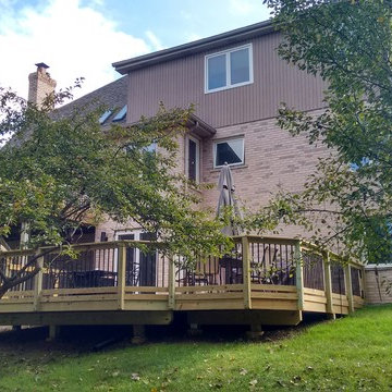 Multi Level Deck by Lemont, IL deck builder