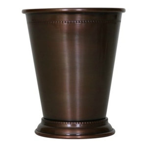 Copper 3.25 Godinger Hammered Beaded Mint Julep Cup