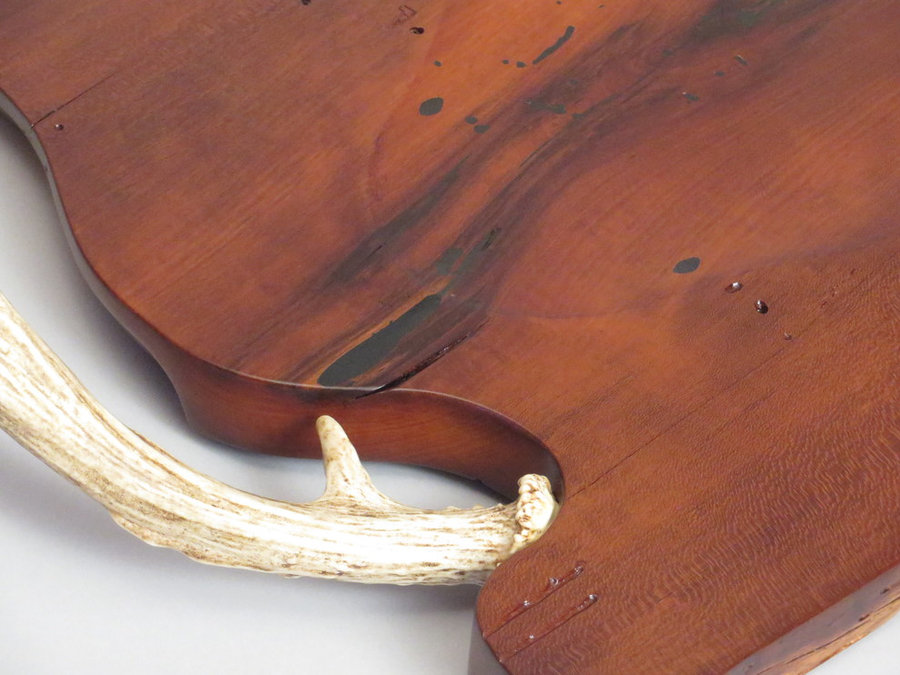 DETAIL: #16001 Antique Cherry with Antler Handles