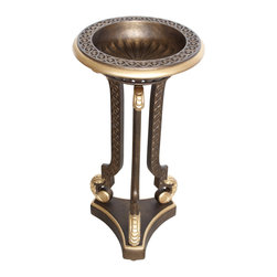 Florentine Pedestal with Bowl - Plate Stands And Hangers