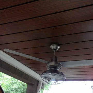 Complete Deck Remodel, with under deck drainage system and lighting