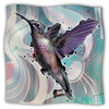 Mat Miller "Reaching" Hummingbird Fleece Blanket, 30"x40"