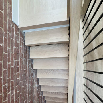 Project #145 | Modern Staircase Renovation in Victorian Townhouse