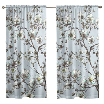 Morning Blossoms 84", Blackout Window Panel