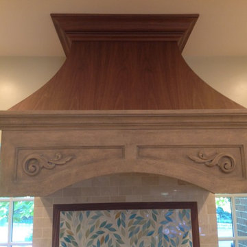 Custom Elmwood Kitchen, Copenhagen Granite Tops