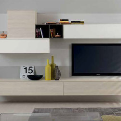 Modern Wall Unit Exential Y43 by Spar - $3,699.00 - Entertainment Centers And Tv Stands