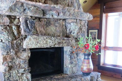 Example of an eclectic home design design in Denver
