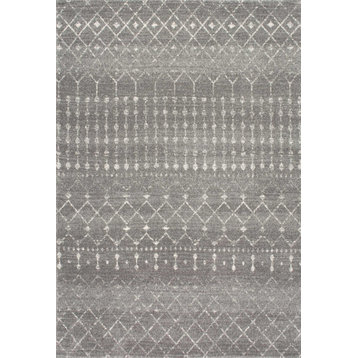 Nuloom Moroccan Blythe Contemporary Area Rug, Dark Grey 9'x12'