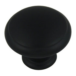 Cosmas - Cosmas 5422 Cabinet Knob, Set of 10, Flat Black - Cabinet And Drawer Knobs