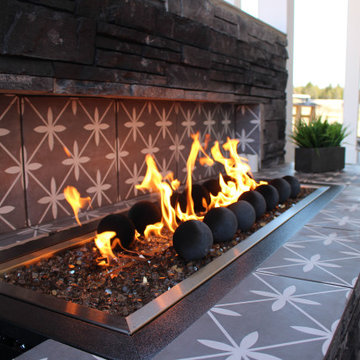 Outdoor Fireplace