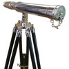 Chrome Harbor Master Telescope 30'', Marine Telescope, Decorative Telescope