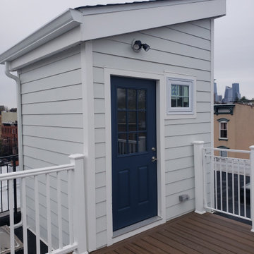 New Roof Deck, Kitchen and Bathroom Remodel on Garden Street in Hoboken