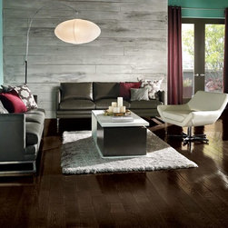 Blackened Brown Northern Red Oak - Engineered Wood Flooring