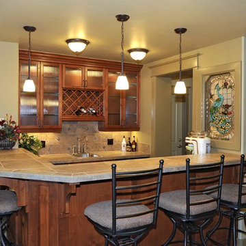 Castle Rock Mountain Craftsman Ranch Home