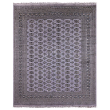 Handmade Silky Bokhara Wool Rug 8' 2" X 10' 4" - Q13757