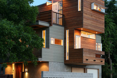Trendy exterior home photo in Austin