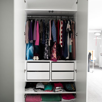 "L" shape wardrobe