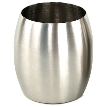 Round Stainless Steel Toothbrush Holder