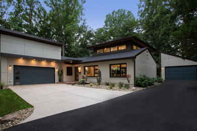 Example of a trendy exterior home design in DC Metro