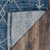 Novogratz by Momeni Villa Polypropylene Indoor Outdoor Rug, Blue, 2'x10'
