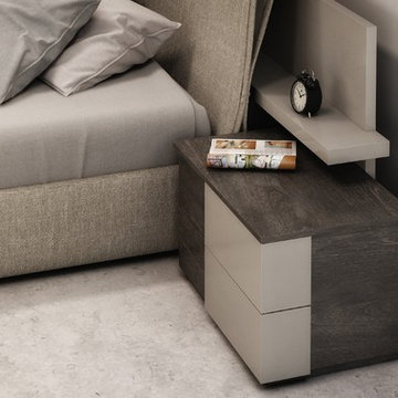 Modern Bedroom Bridge by Huppe