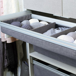 Elite Divided Lingerie Drawer - Slate Fabric - Products