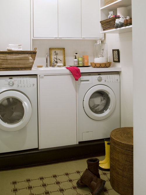 Best Between Washer And Dryer Storage Design Ideas & Remodel ... - SaveEmail