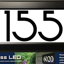 Address LED - illuminated house numbers - House Numbers
