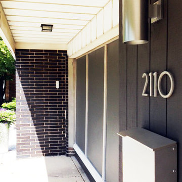 modern house numbers - customer photo