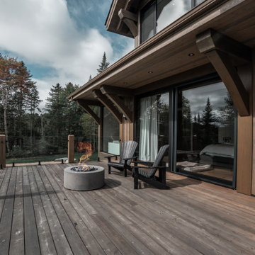 Timber frame - St-Donat