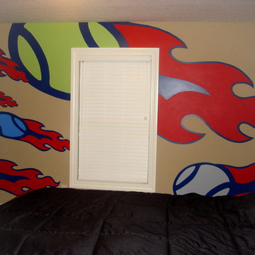Tennis Mural