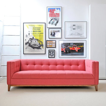 Gus Modern Atwood Sofa-Berkeley Coral
