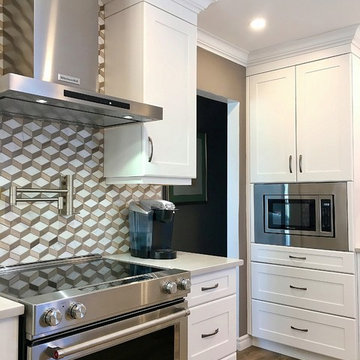 Typical Barrie kitchen made Pretty Before & After