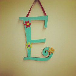 Personalised Curly Wooden Wall Letters - Wall Letters