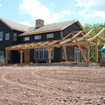 New Home Construction - Framing in the Porch